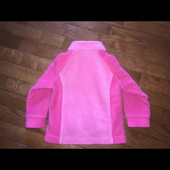 2T Girls Fleece Columbia Jacket - Picture 2 of 3